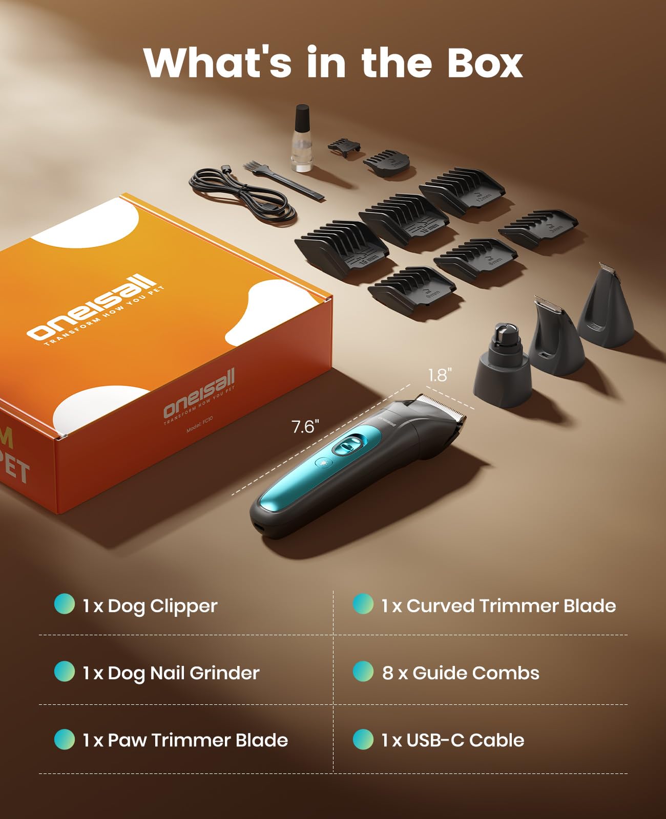 oneisall all-in-one grooming hub ready to trim face ears paws and body