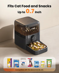 Oneisall anti-clog system prevents jams for smooth kibble flow.