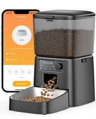 oneisall automatic cat feeder front view for reliable daily meals