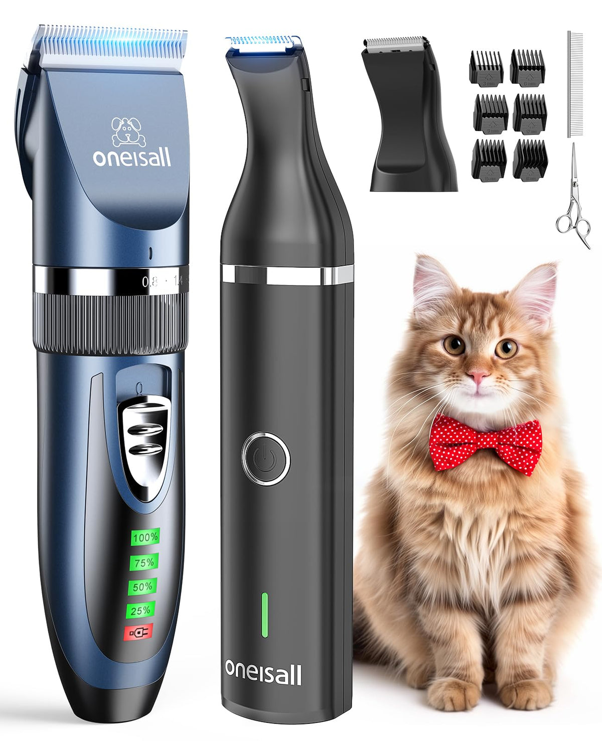 oneisall cat clippers body grooming for smooth long coats