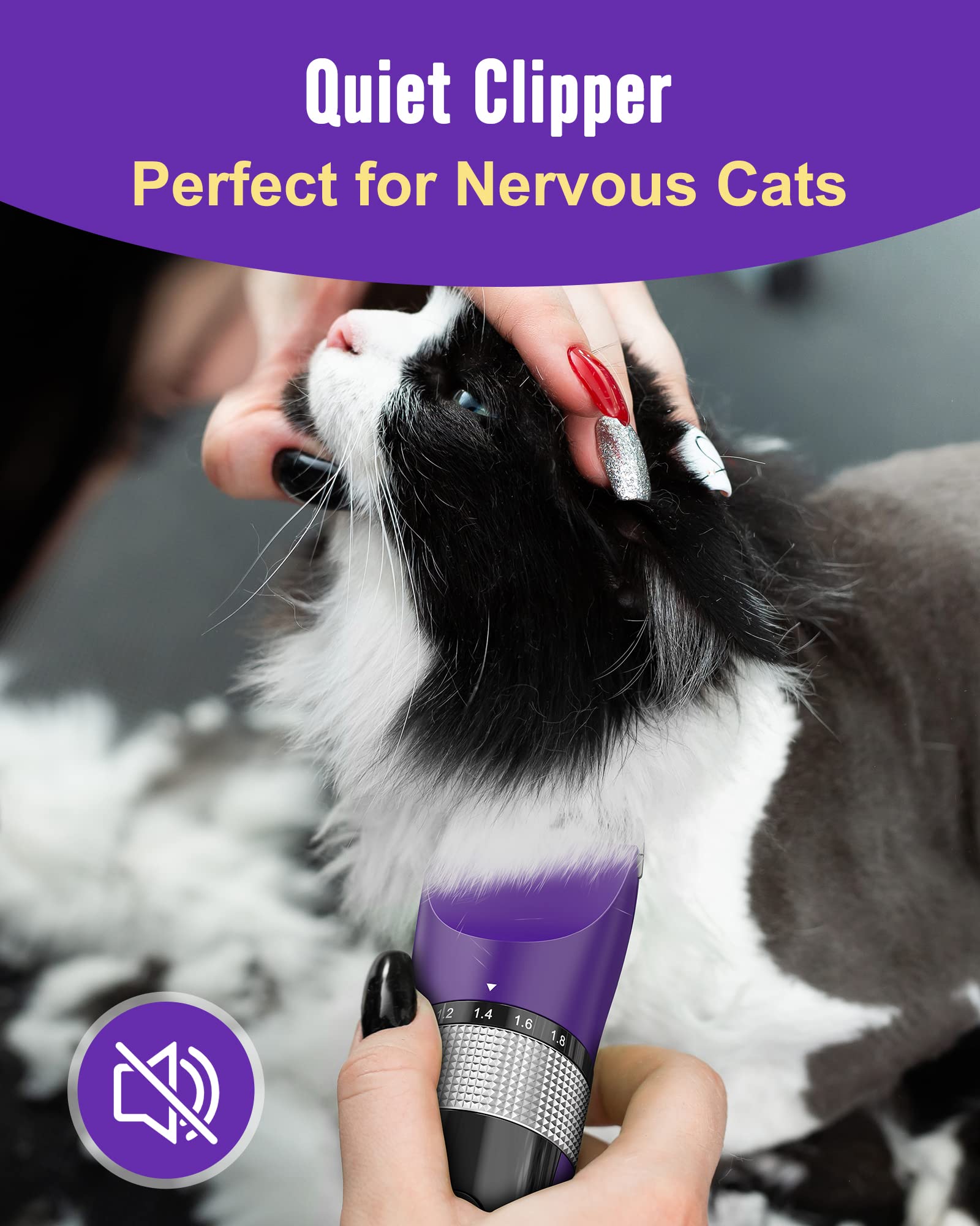 Oneisall IPX6 waterproof clippers are easy to rinse after use