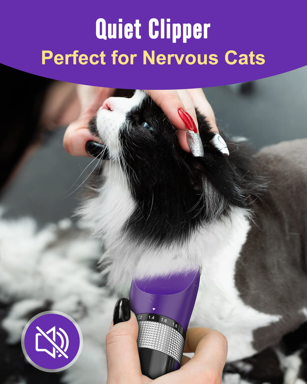 Oneisall IPX6 waterproof clippers are easy to rinse after use
