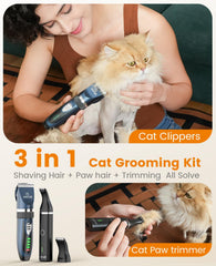 oneisall cat clippers for matted hair trimming without pulling