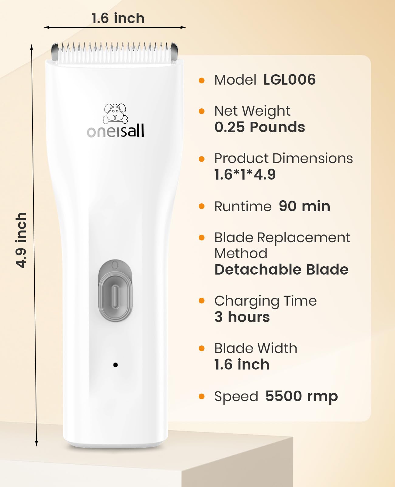 Oneisall veterinarian-favored precision for trims in clinics or at home.