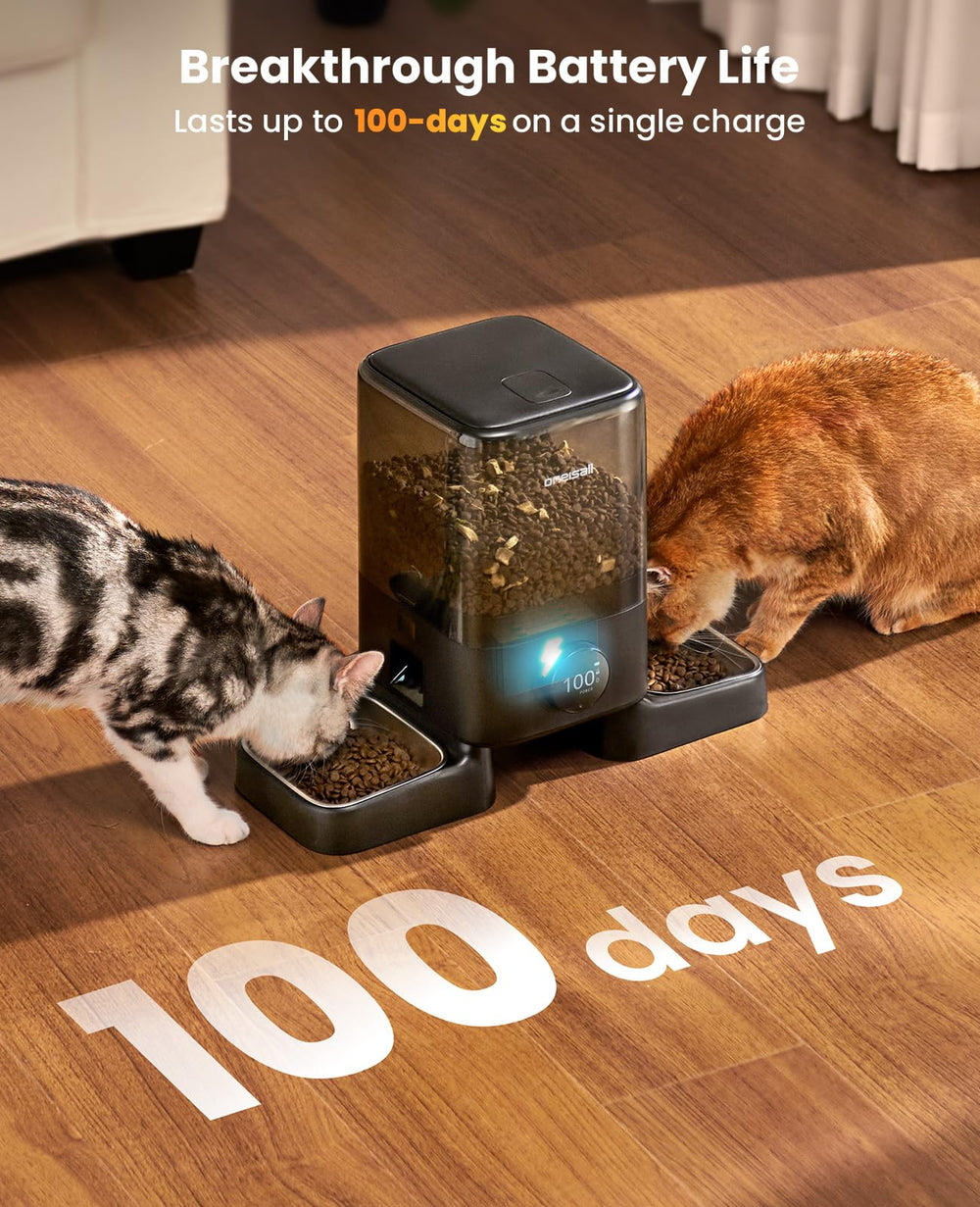 Oneisall battery indicator highlights days remaining on the unit.