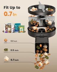 Oneisall 5 L capacity with clear food indicator
