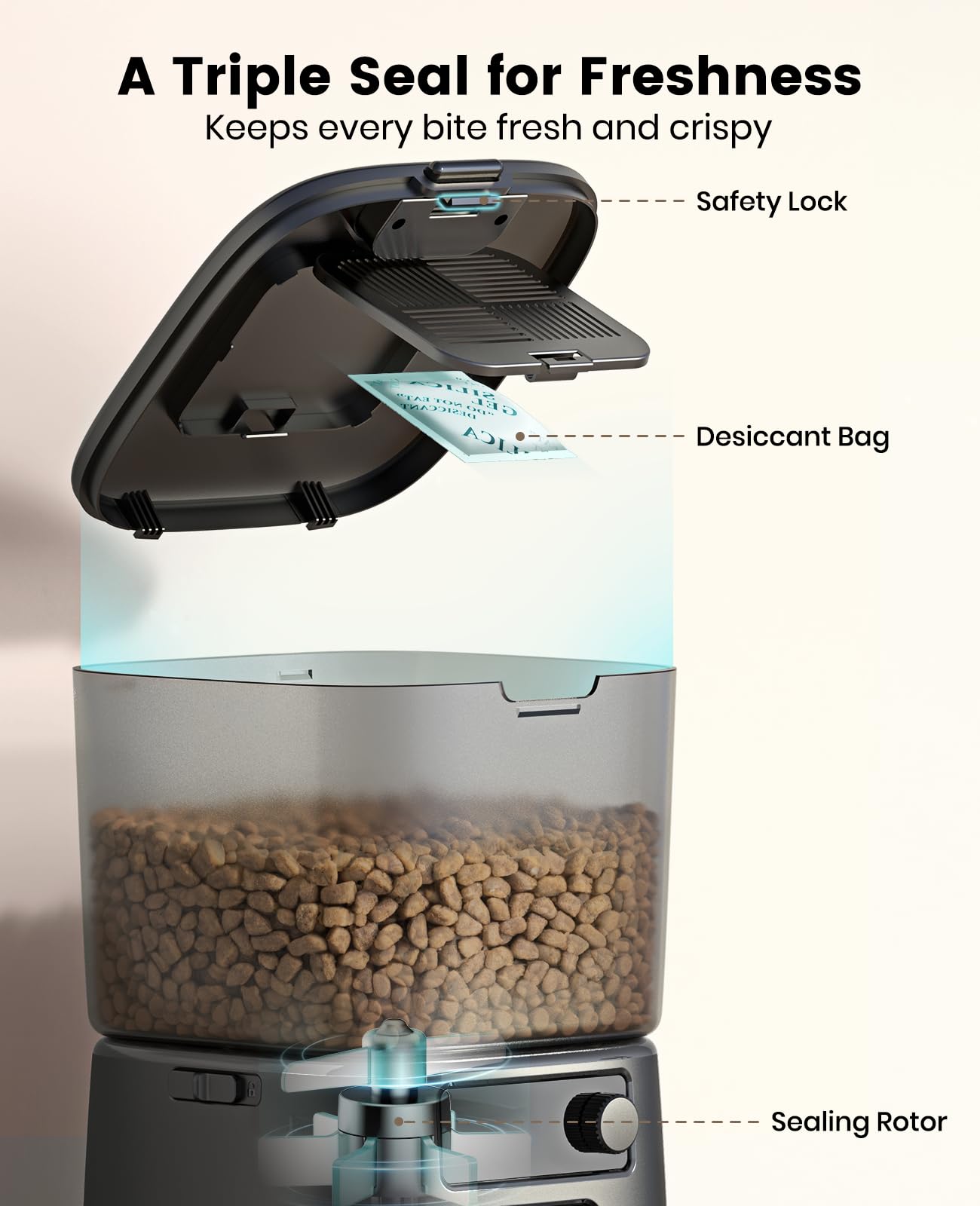 oneisall cat feeder sharing control enables family app access