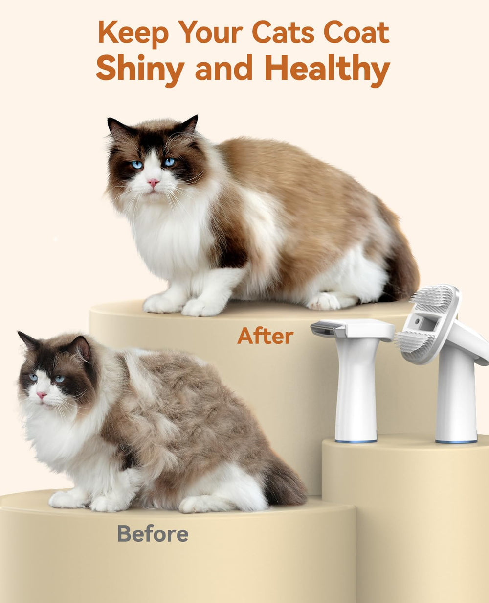 oneisall grooming brush tool captures loose hair and enhances coat shine