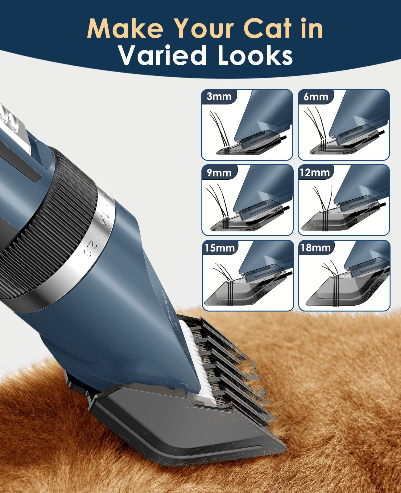 Oneisall cleaning brush and scissors included for easy maintenance.