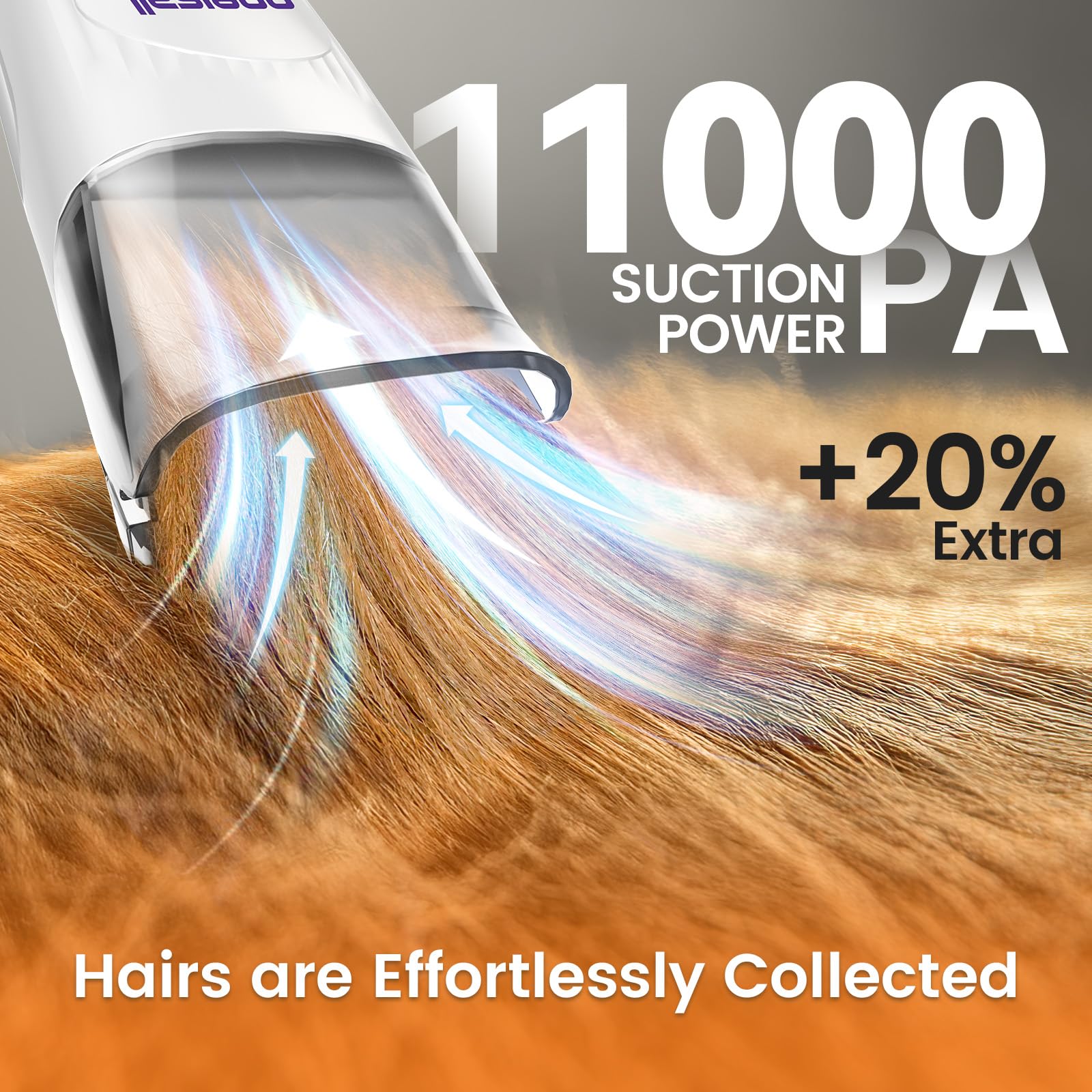 Oneisall cordless clippers with vacuum attachment for convenient grooming anywhere