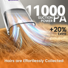 Oneisall cordless clippers with vacuum attachment for convenient grooming anywhere