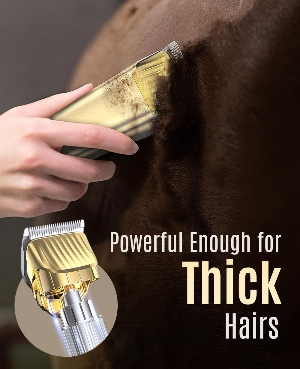 Oneisall cordless horse clippers side view showing ergonomic design for comfort