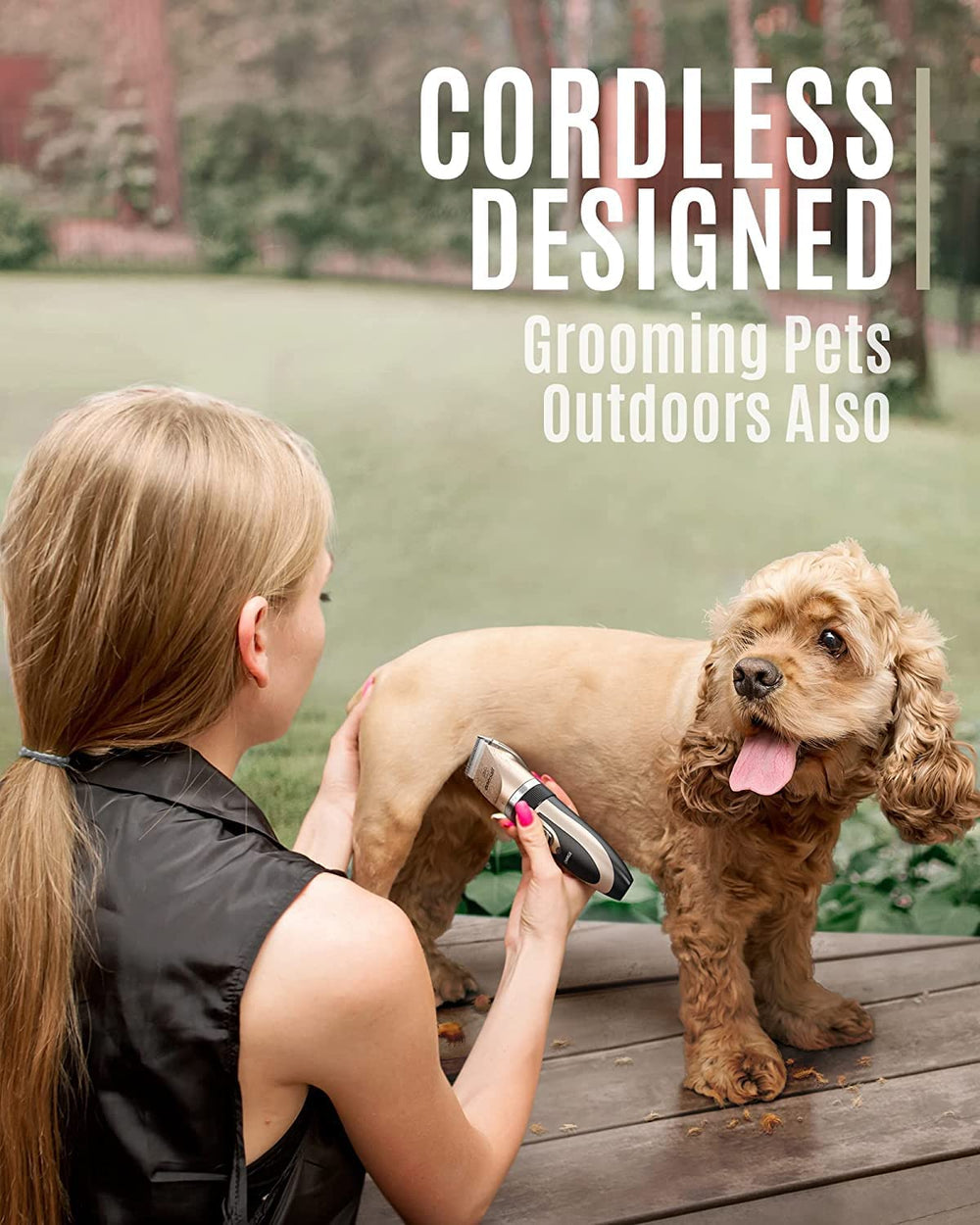 Oneisall cordless clipper for portable grooming anywhere