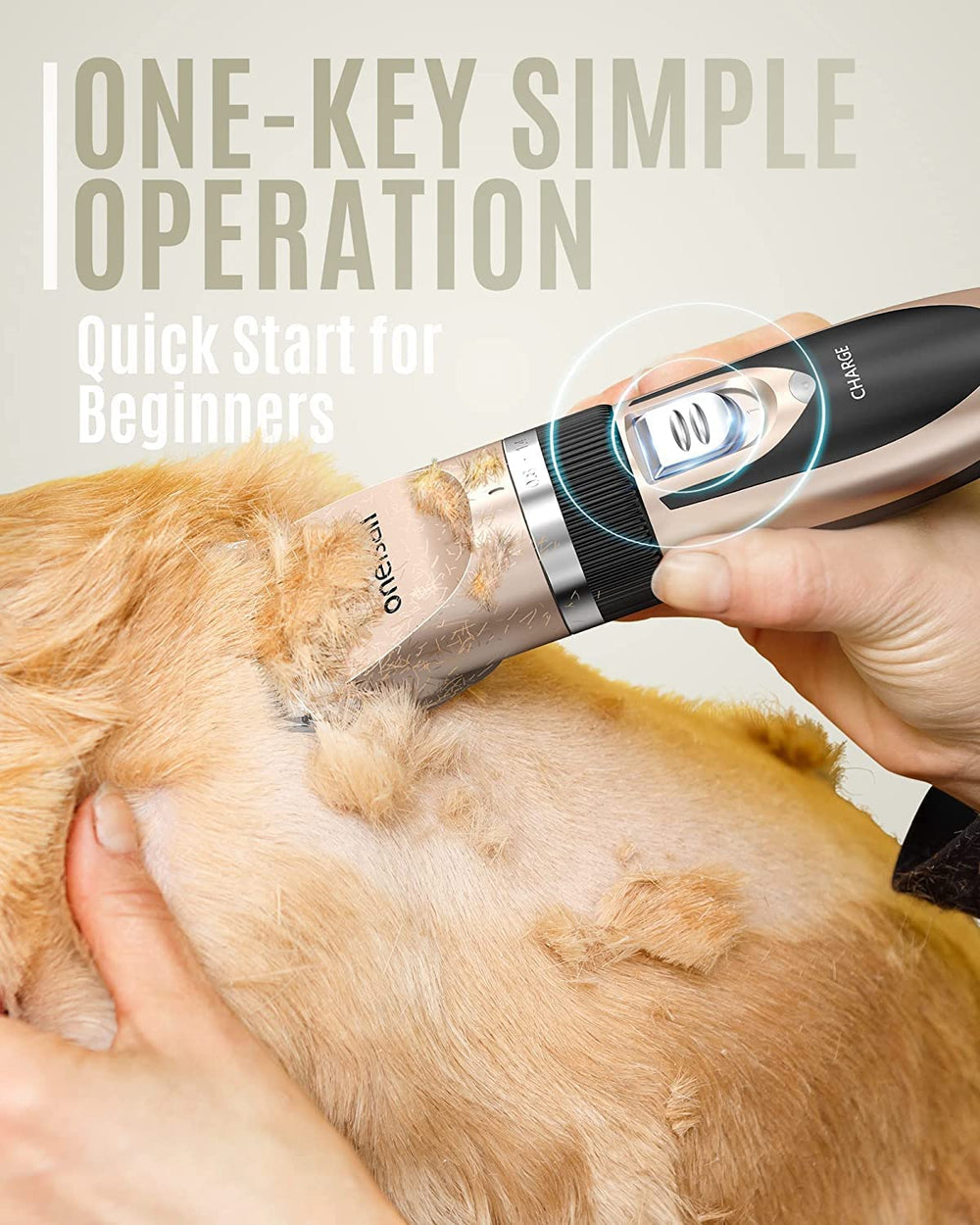 Oneisall stainless steel blade delivering sharp yet safe trimming