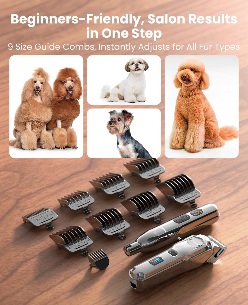 Oneisall dog clippers cleaning brush aids quick maintenance.