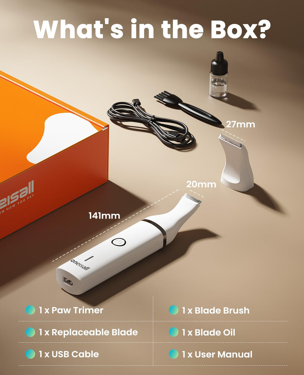 oneisall dog clippers travel-ready compact kit