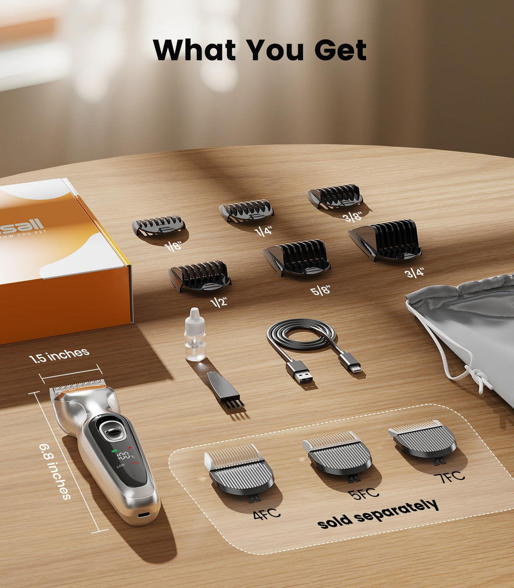 oneisall dog clippers ideal home grooming kit for convenience