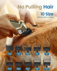 Oneisall dog clippers low noise design keeps pets calm during grooming