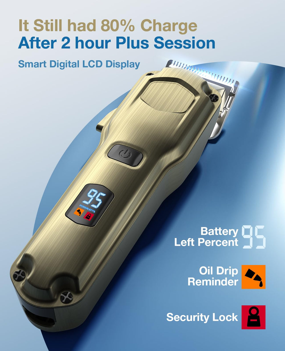 Oneisall dog clippers quick-charge battery supports long cordless sessions