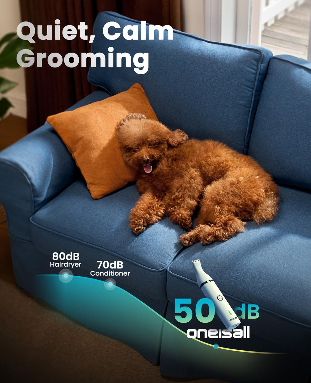 oneisall dog clippers quiet operation low vibration