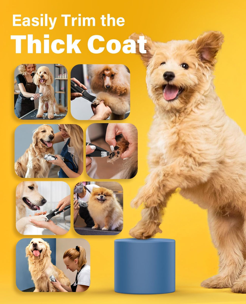 Oneisall dog grooming kit cleaning brush included for quick maintenance