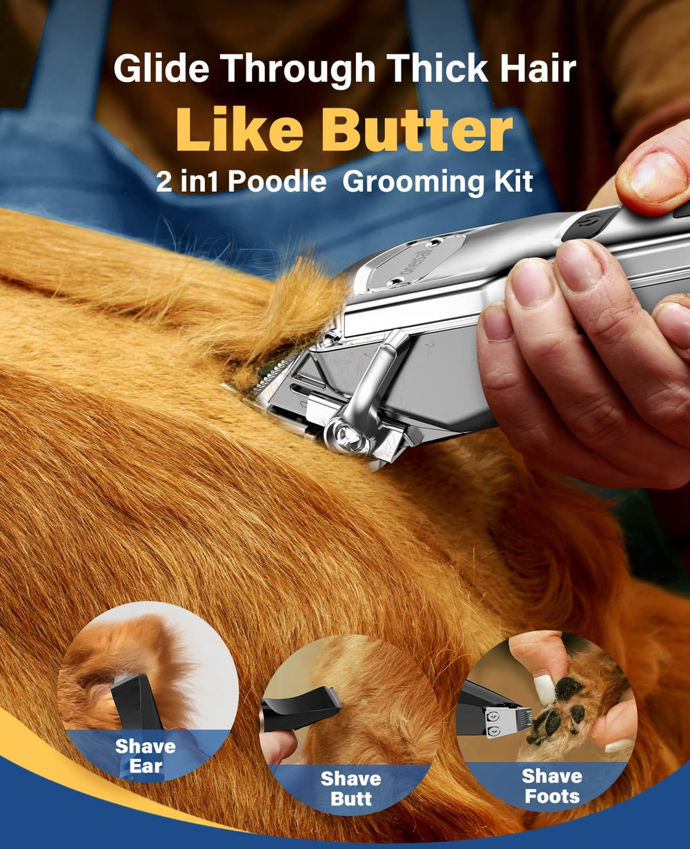 Oneisall dog grooming kit paw trimmer for safe trimming around paws