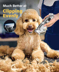 Oneisall dog grooming kit stainless steel blade for precise cuts and durability