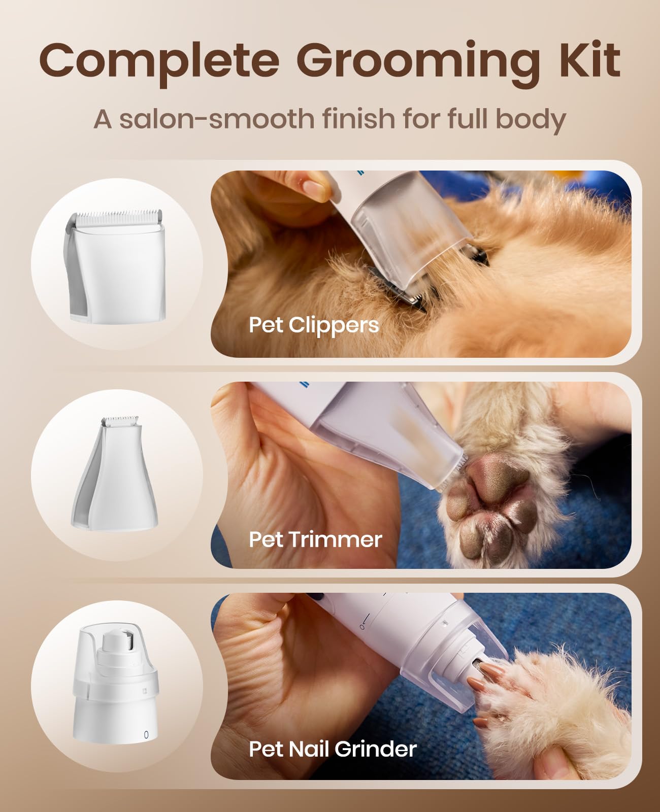 oneisall crevice tool cleans tight gaps around paws and furniture.