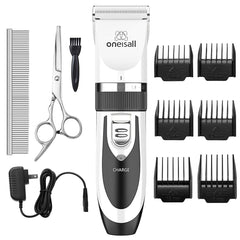 Oneisall Dog Shaver Clippers demonstrate low-noise operation for calm, efficient grooming sessions.