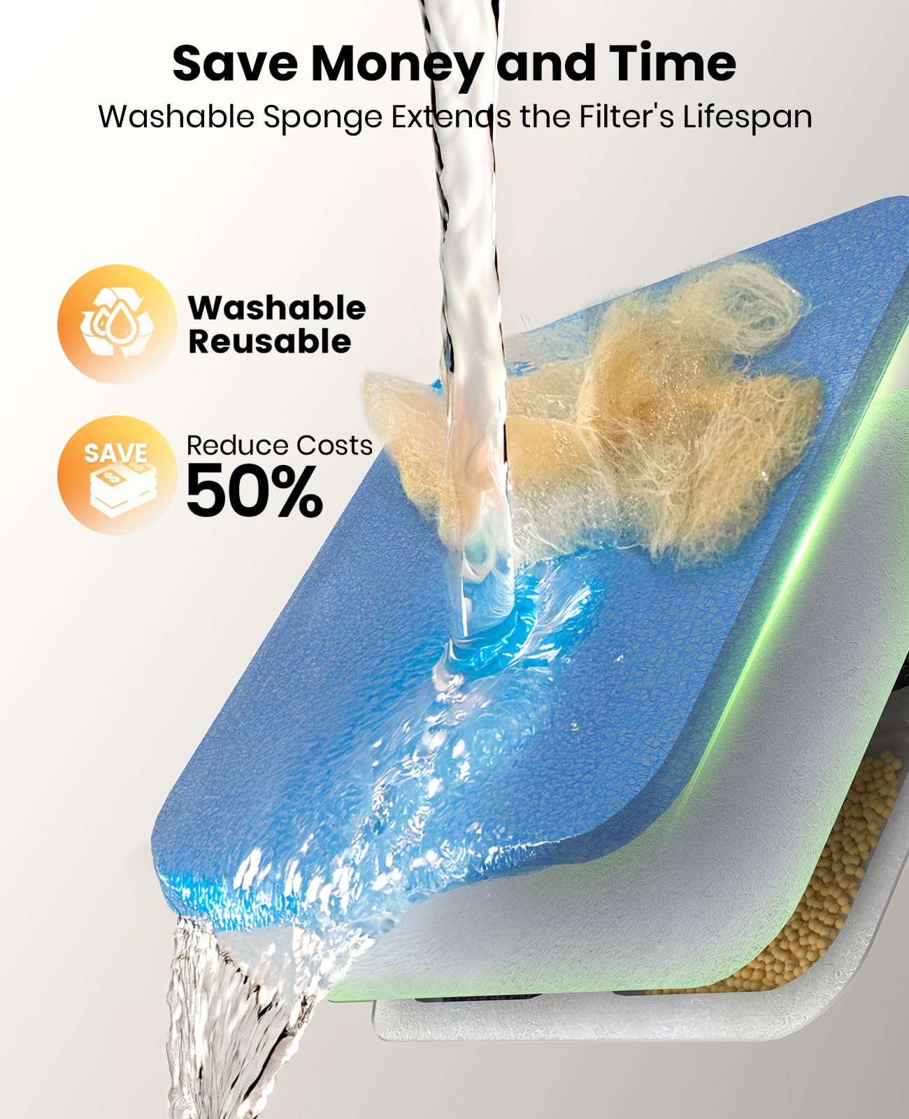 Oneisall filter cartridge pack provides reliable filtration for healthy hydration.