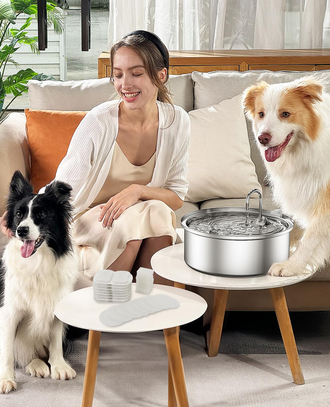 Oneisall high-efficiency filtration for PWF-002 promotes clean sipping for pets