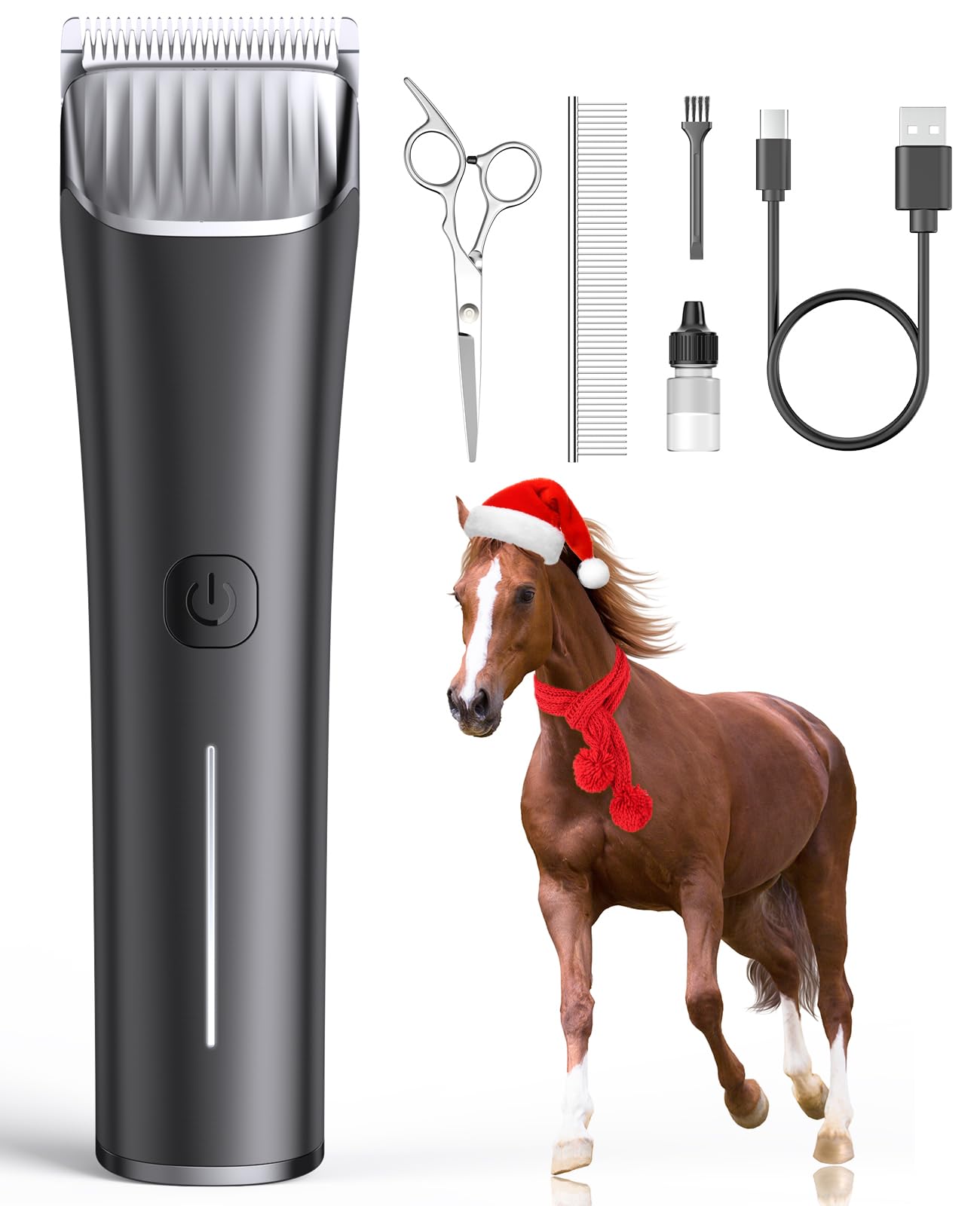 Oneisall horse clippers with quiet operation for calm grooming sessions