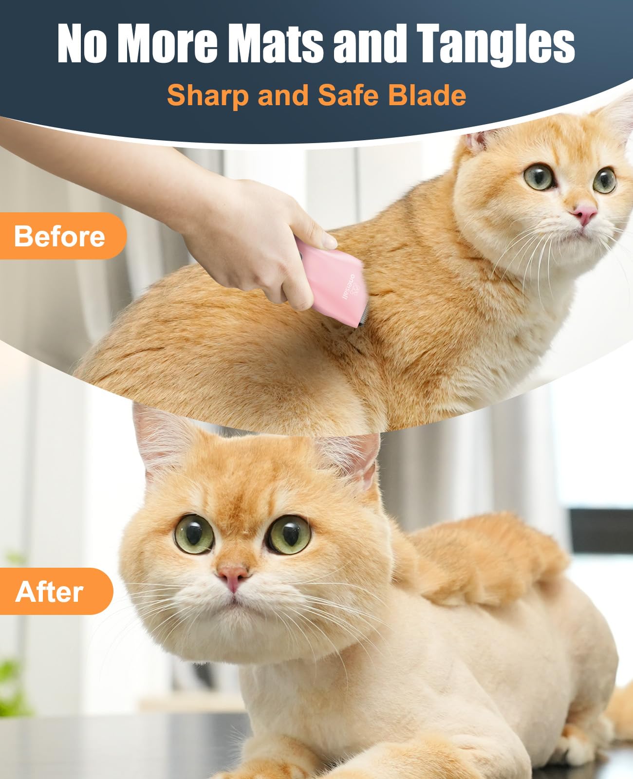 Oneisall clipper IPX7 waterproof feature for easy cleaning and safe use.