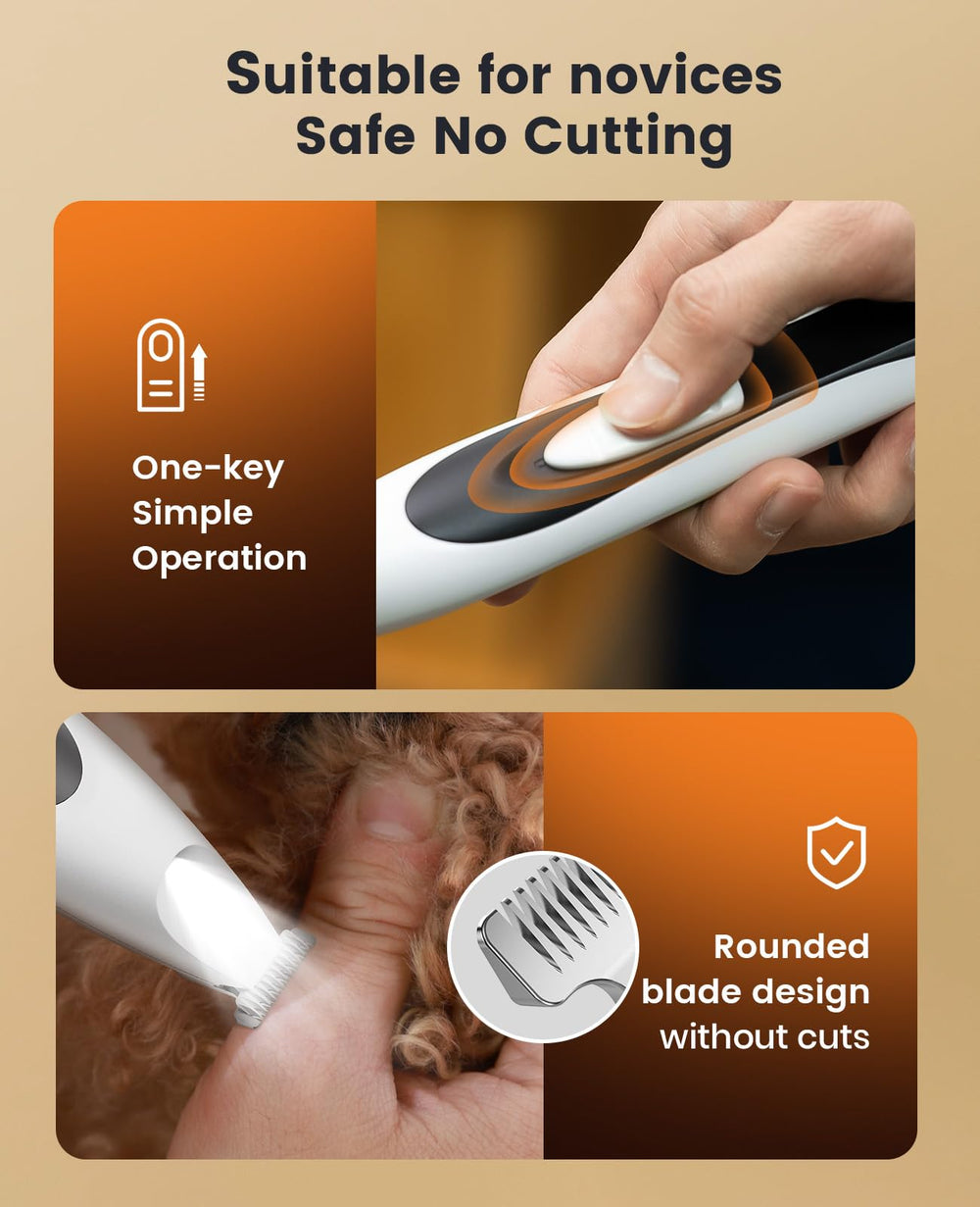 oneisall led illumination paw pad trimming for clearer detail