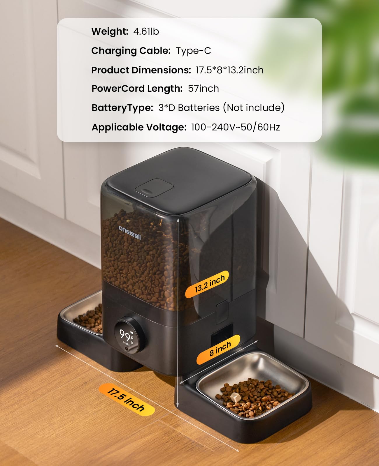 Oneisall meal call voice recording feature for mealtime companionship.
