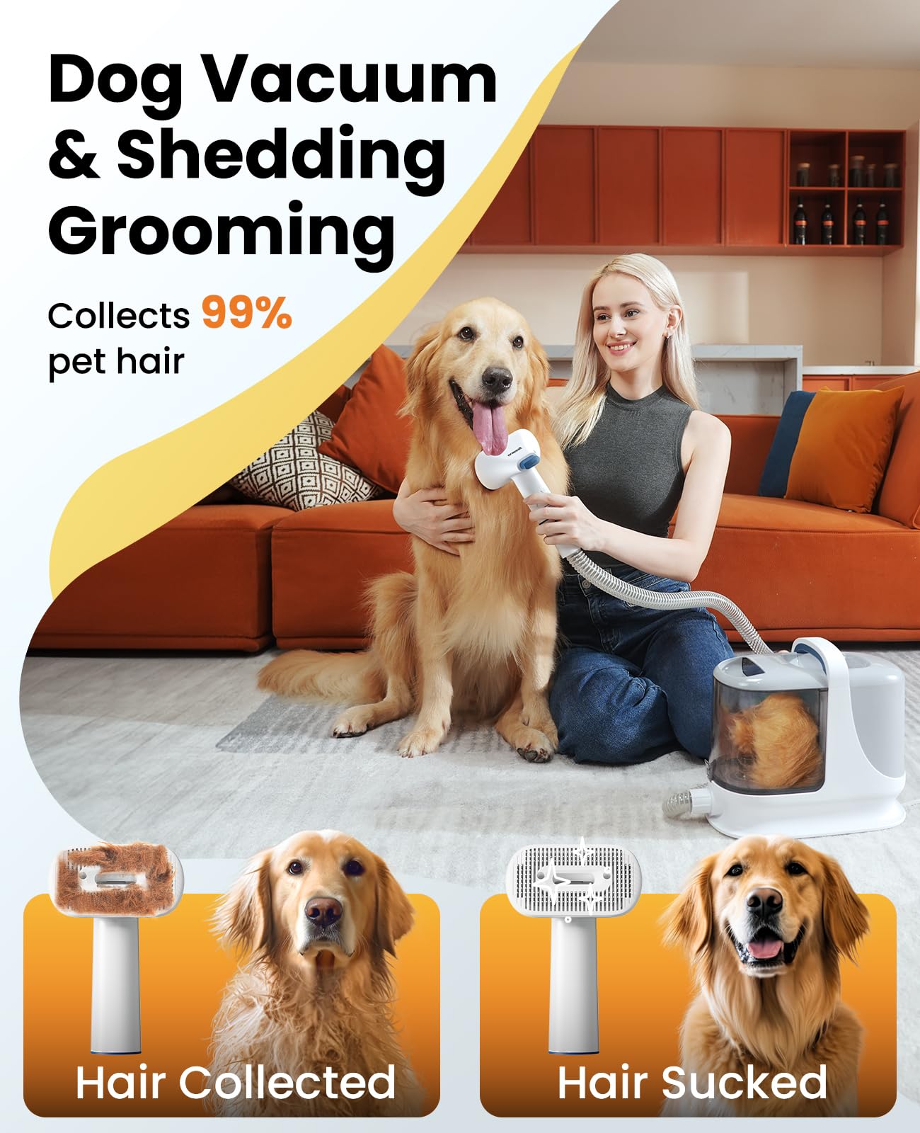 Oneisall nail grinder and paw trimmer set for safe, comfortable nail care