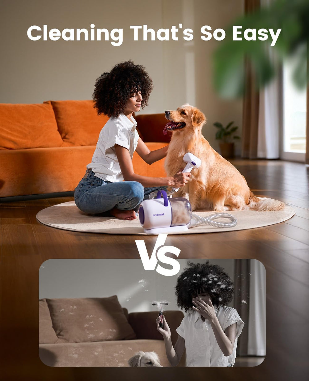 oneisall use on car seats to manage shedding cleanly
