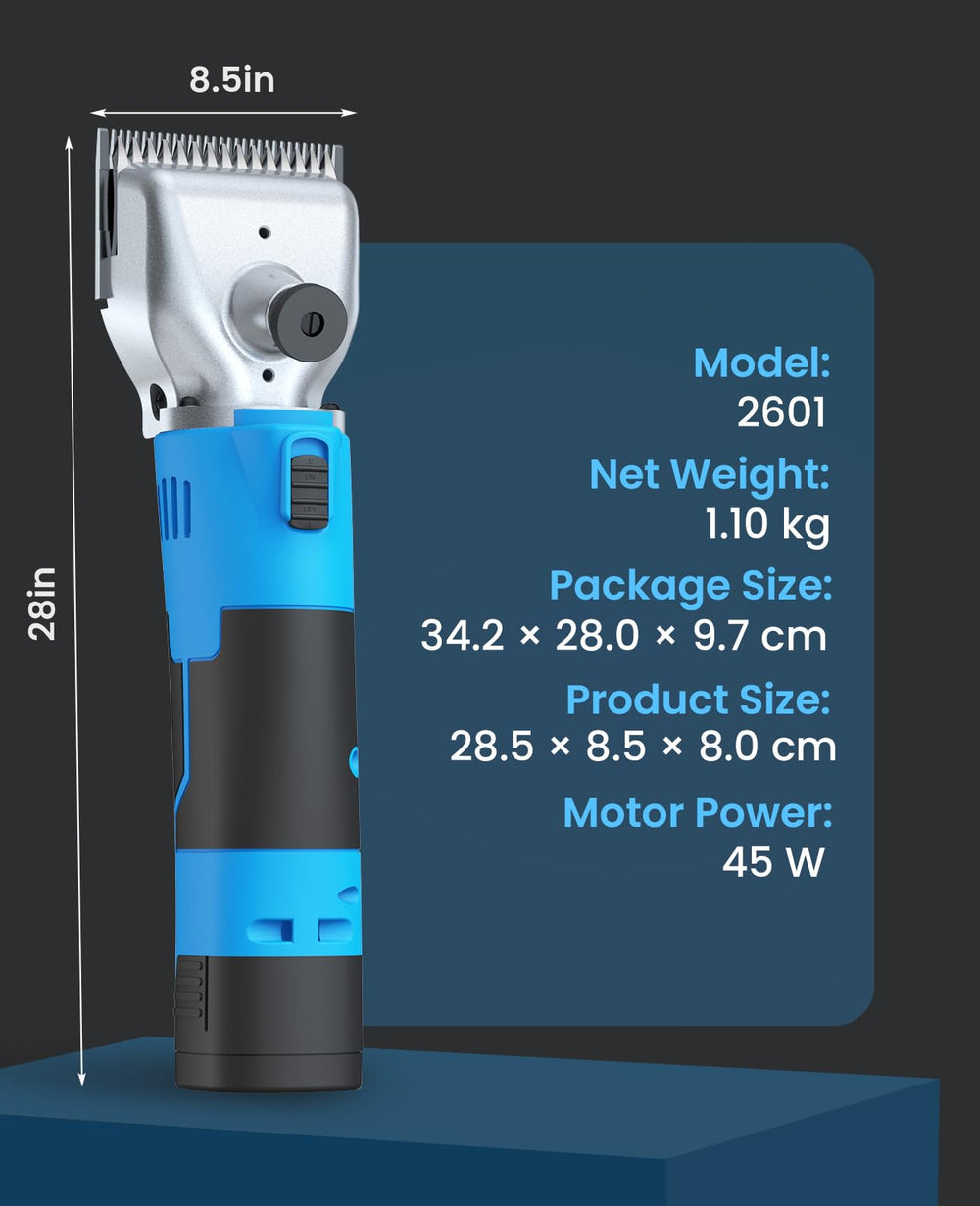 oneisall package includes clippers, blades, and accessories for setup.