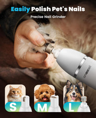 Oneisall paw nail grinder close-up for quick, comfortable paw care