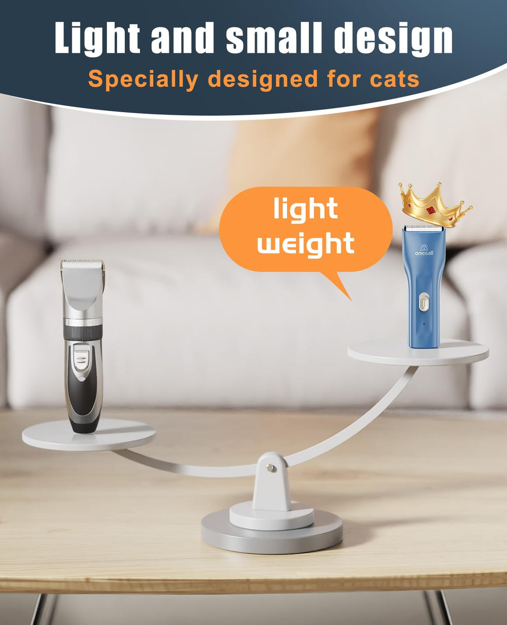 Oneisall precision blade and ceramic head ensure smooth, safe trims