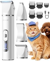Oneisall Quiet Cat Clippers with 7000 RPM motor for mats and smooth trims
