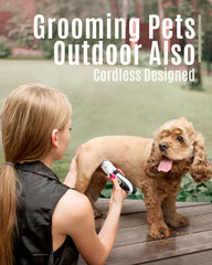 Oneisall stainless-steel blade with triple-layer safety for safe pet grooming.