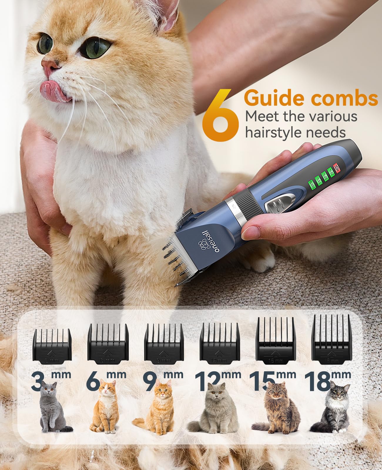 oneisall two speeds help trim thick coats and sensitive areas