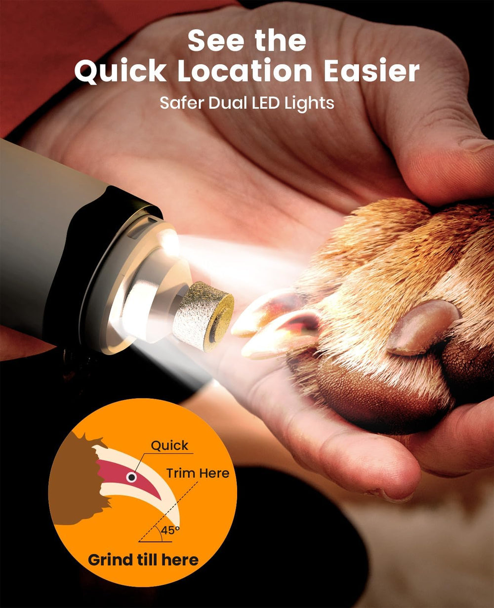 oneisall USB-rechargeable pet grooming kit stays ready for sessions anywhere