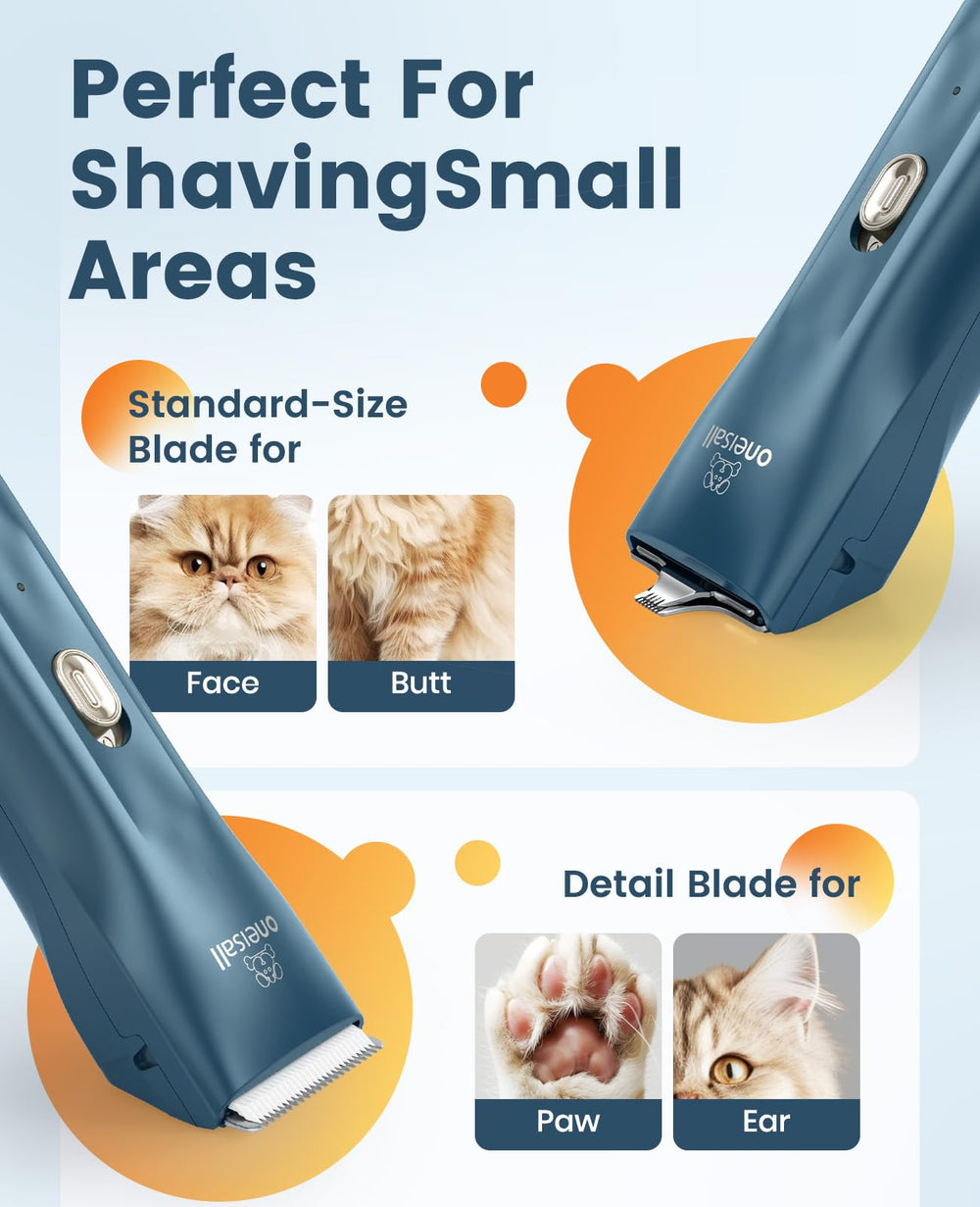 Oneisall waterproof pet trimmer ready for bath-time grooming