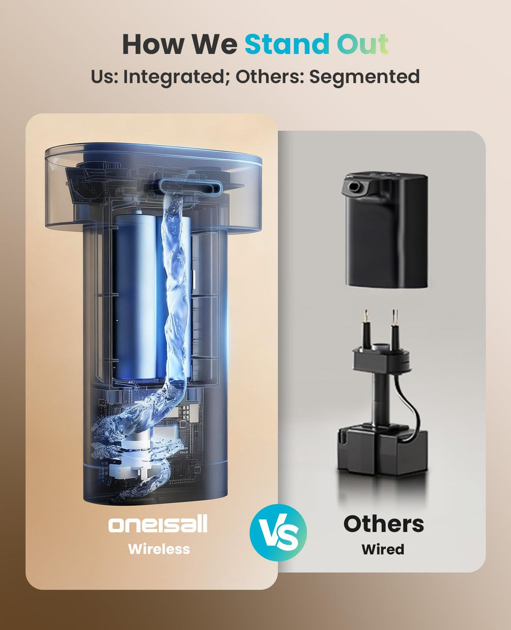 oneisall fountain offers three flow modes for personalized hydration