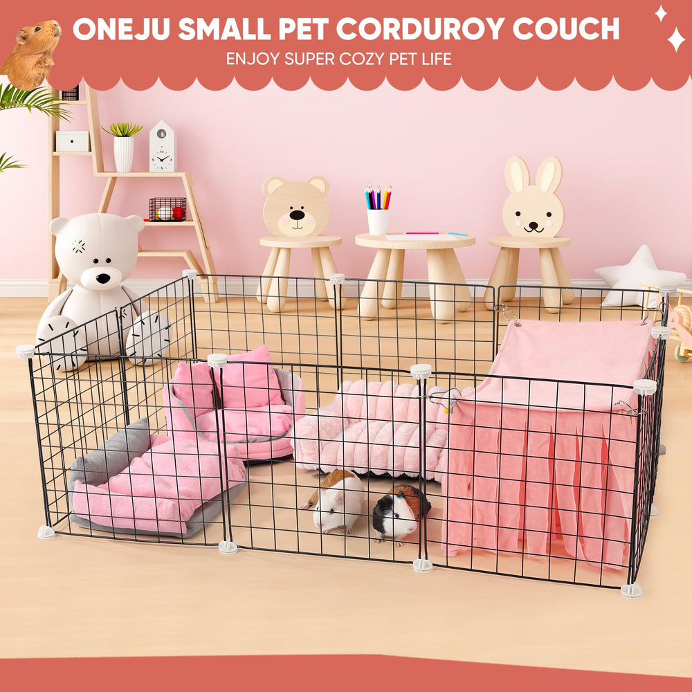 ONEJU Guinea Pig Couch washable covers for easy cleaning