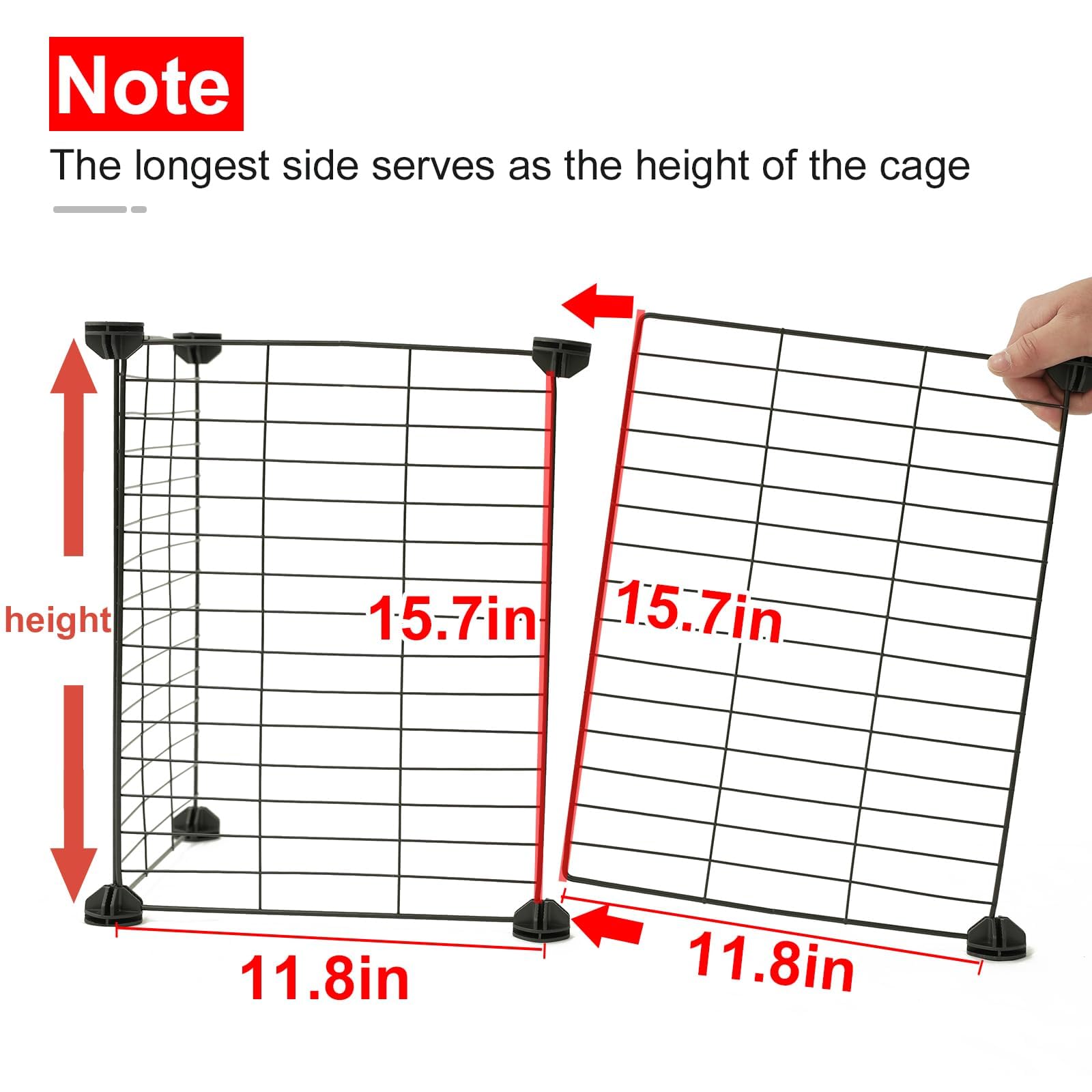 Oneluck Guinea Pig Cage assembly tips show straightforward, tool-free setup.