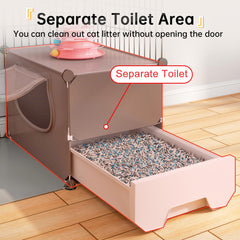 Oneluck innovative drawer design simplifies litter maintenance.