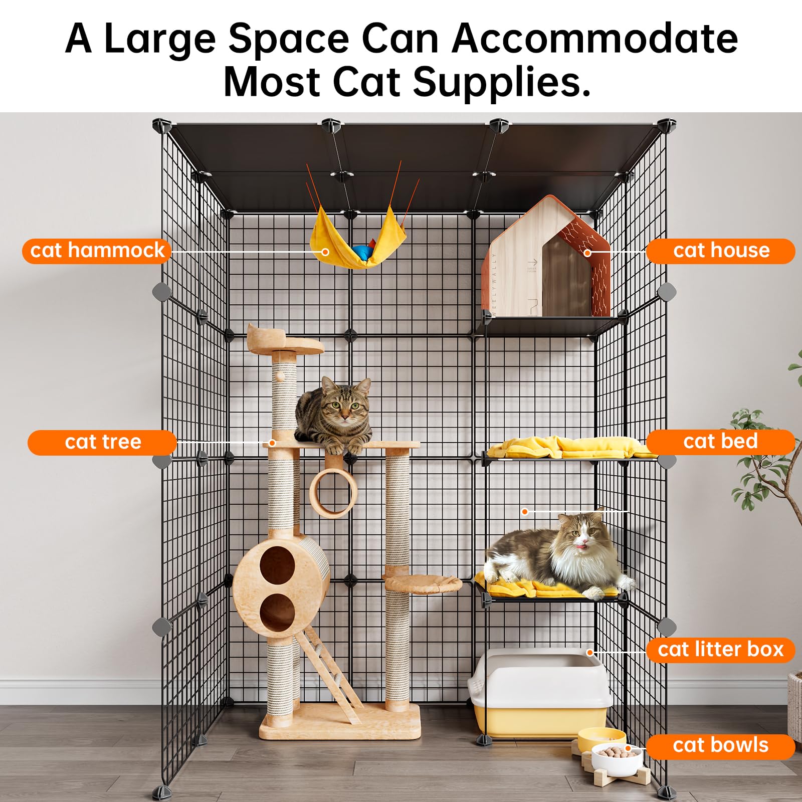 Oneluck paw-safe platform surface supports climbing and safe play